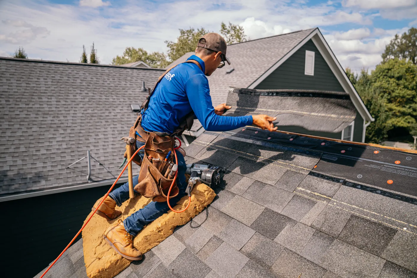 Manufacturer-certified roof installation in Frankton